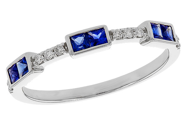 C329-67905: LDS WED RG .36 SAPPHIRE .43 TGW