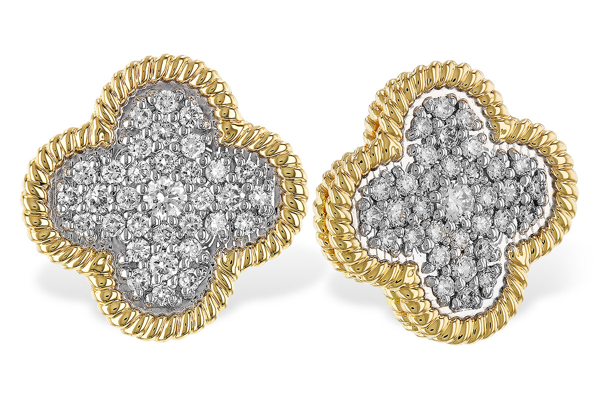 C329-68787: EARRINGS .50 TW