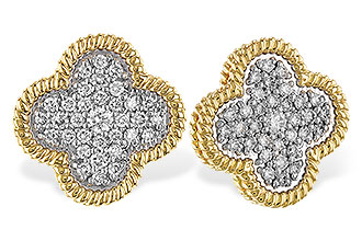 C329-68787: EARRINGS .50 TW