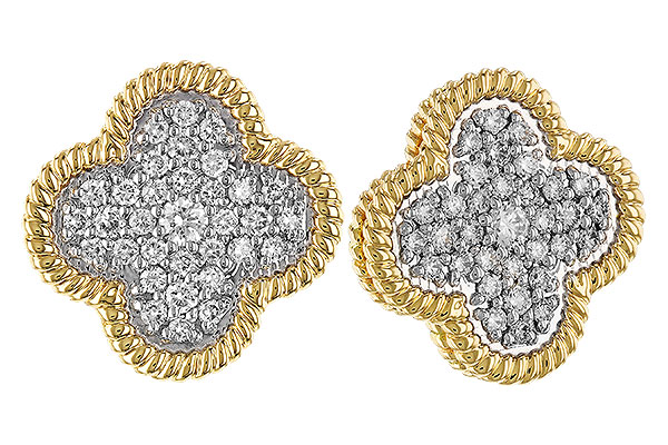 C329-68787: EARRINGS .50 TW