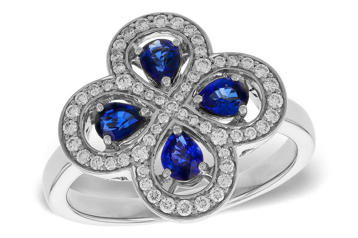 C329-69687: LDS RG .68 TW SAPPHIRE .96 TGW