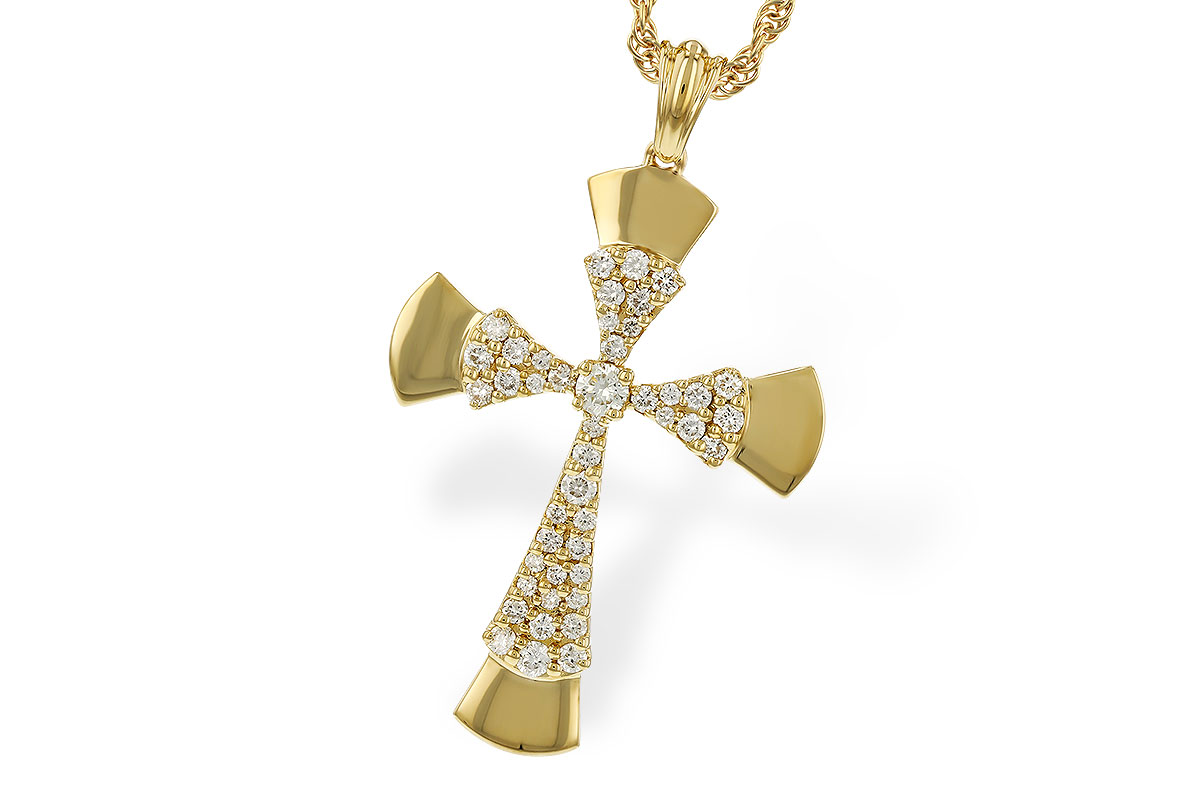 C329-70587: NECKLACE .36 TW