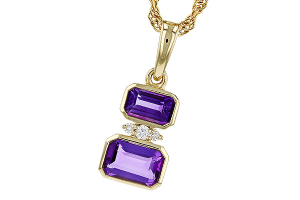 C329-72396: NECK .72 TW AMETHYST .75 TGW