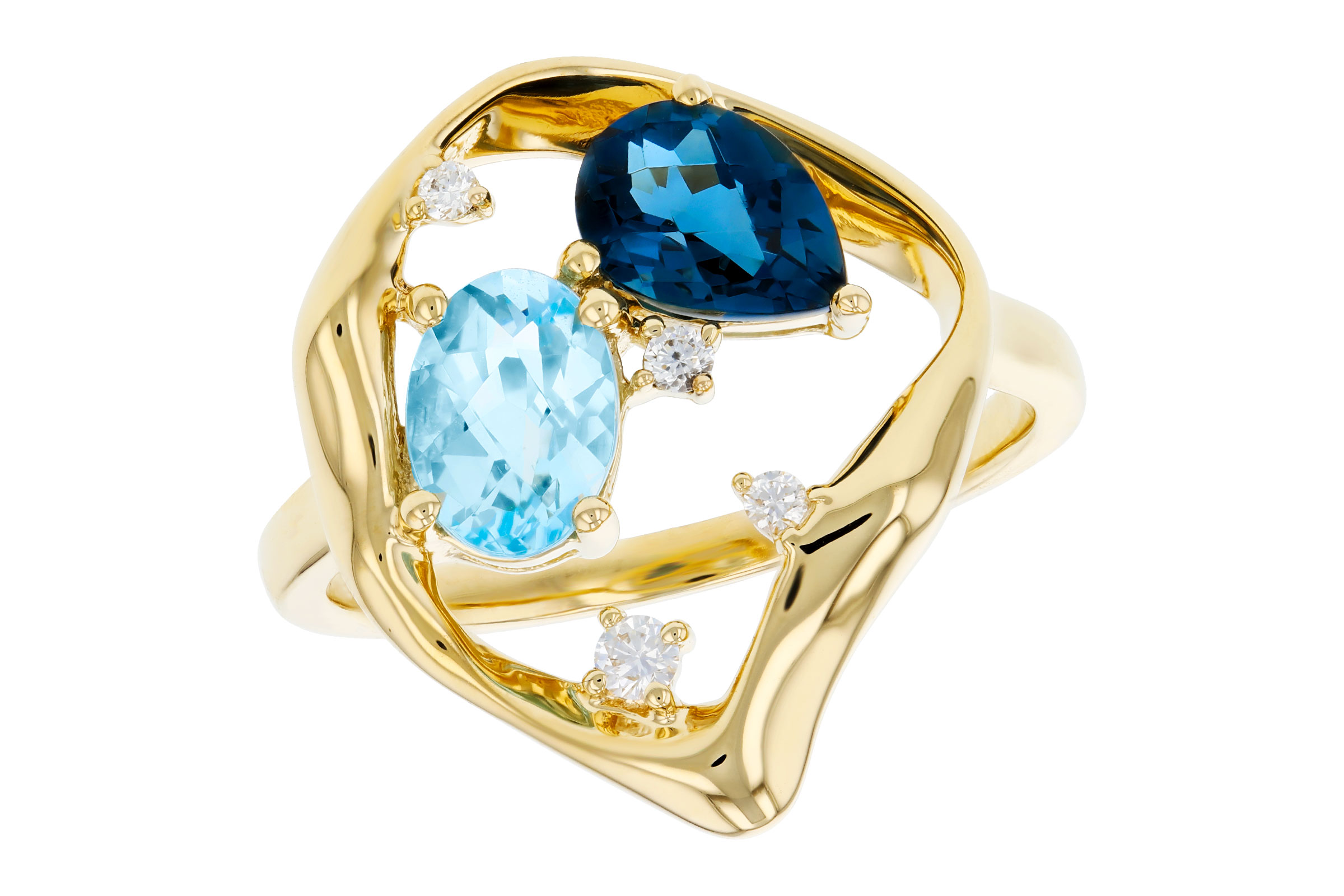 C330-57832: LDS RG 1.60 TW BLUE TOPAZ 1.67 TGW (7x5MM BT)