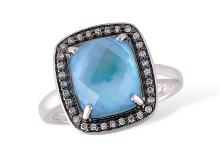 D242-38796: LDS RG 3.42 BLUE TOPAZ 3.54 TGW