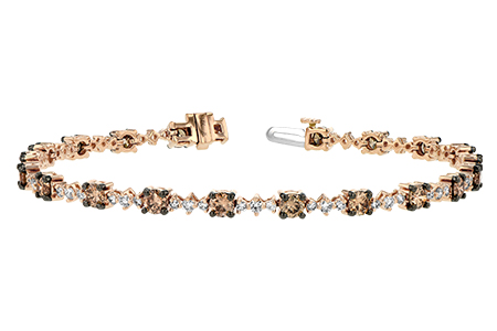 D243-33314: BRACELET 3.05 BROWN DIA 4.10 TW