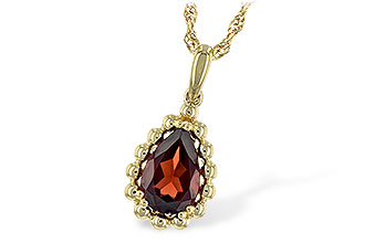 D244-22441: NECKLACE 1.38 CT GARNET