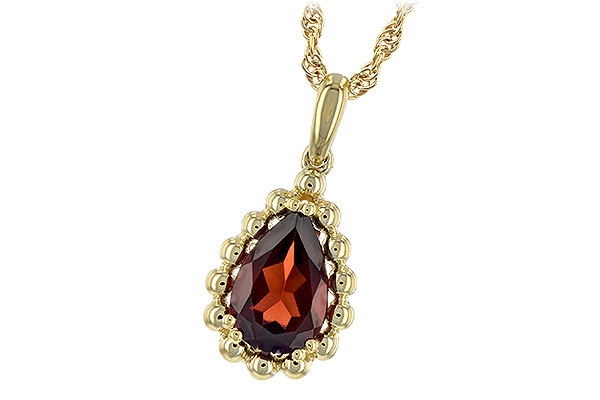 D244-22441: NECKLACE 1.38 CT GARNET