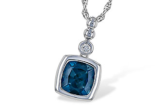 D245-12377: NECK 1.50 LONDON BLUE TOPAZ 1.54 TGW