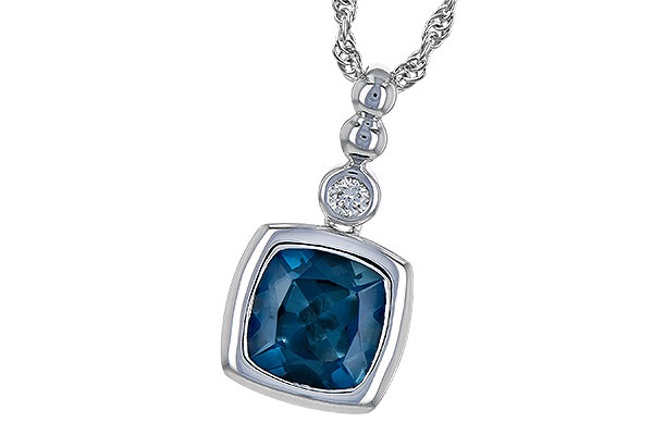 D245-12377: NECK 1.50 LONDON BLUE TOPAZ 1.54 TGW