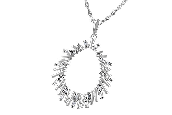 D245-14196: NECK .24 TW BAGUETTE DIAS
