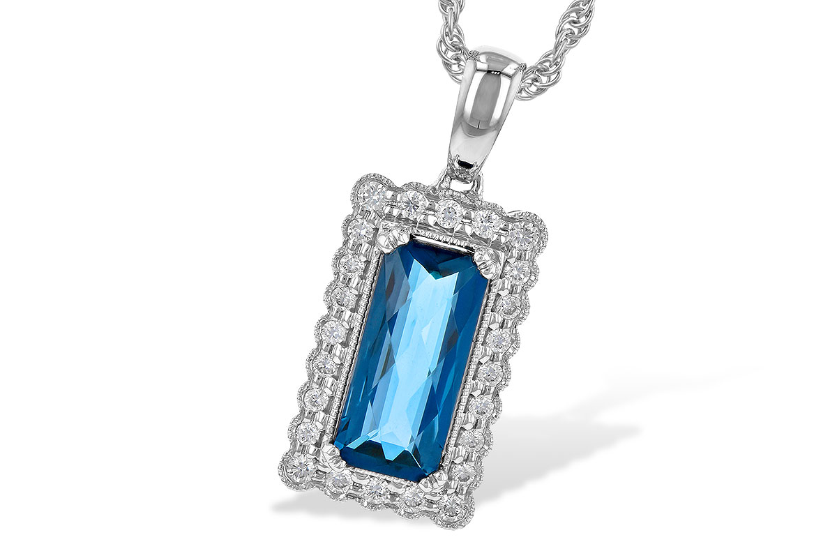 D245-16923: NECK 1.55 LONDON BLUE TOPAZ 1.70 TGW