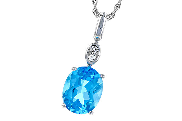 D245-16996: NECK 2.84 BLUE TOPAZ 2.87 TGW (10x8MM BT)