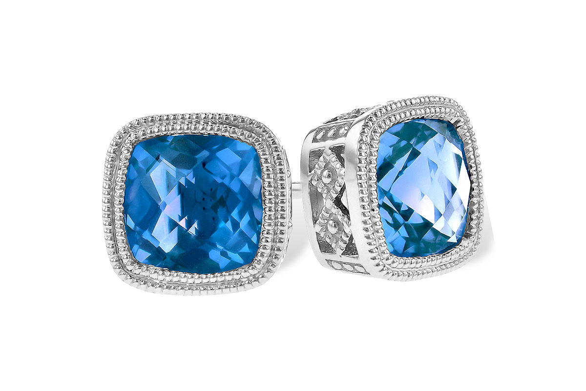 D327-83277: EARR 2.20 TW BLUE TOPAZ