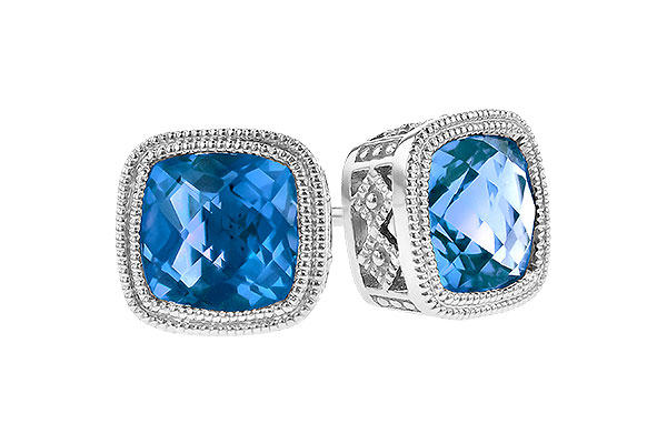 D327-83277: EARR 2.20 TW BLUE TOPAZ