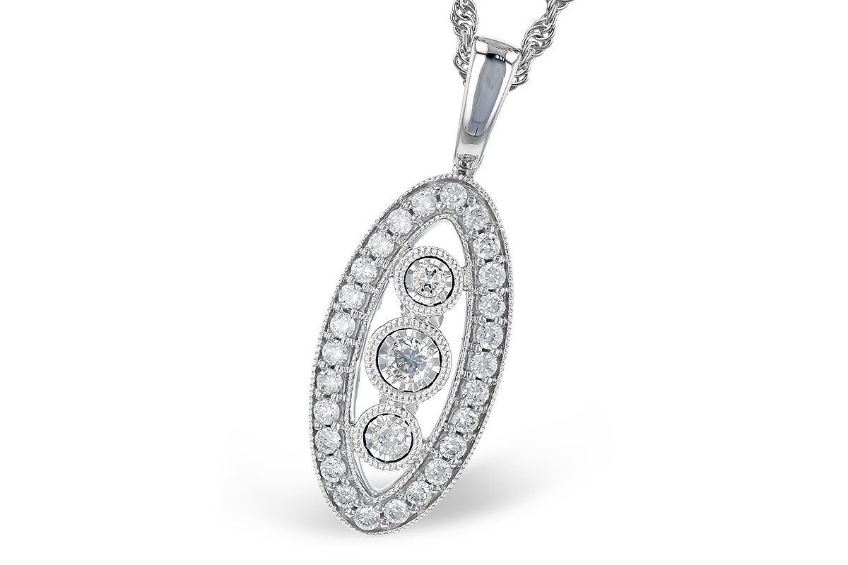 D327-83350: NECKLACE .34 TW