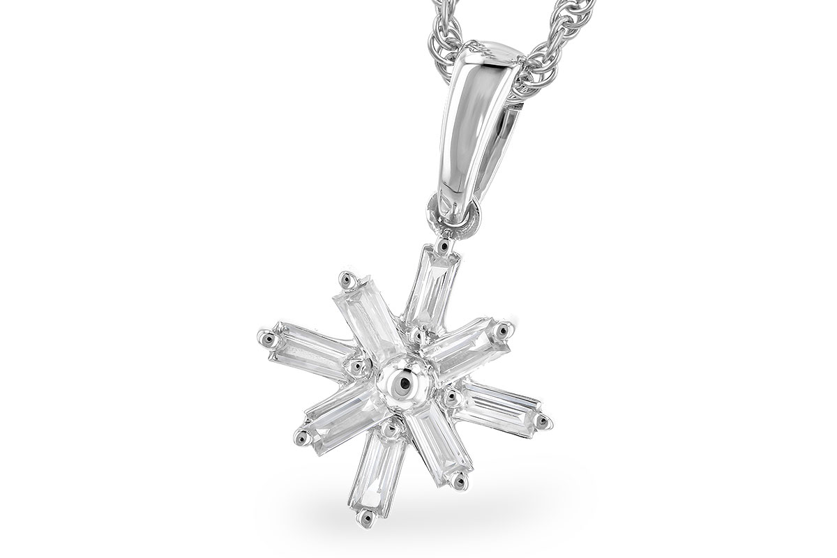 D327-86977: NECK .14 TW BAGUETTES