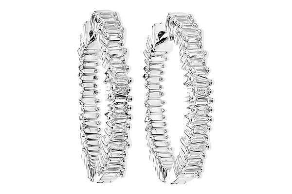 D327-87868: EARR .35 CTS TW BAGUETTE DIAS