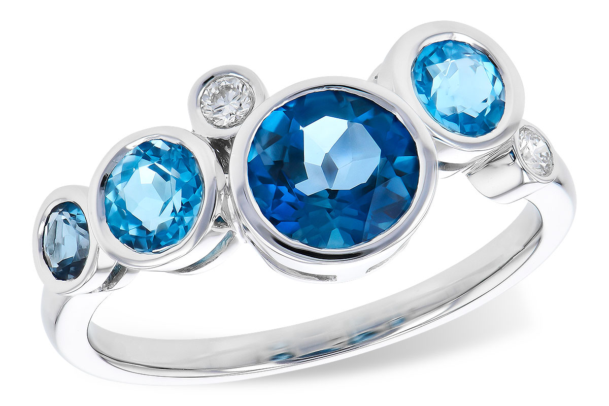 D327-88796: LDS RG 1.40 TW BLUE TOPAZ 1.45 TGW