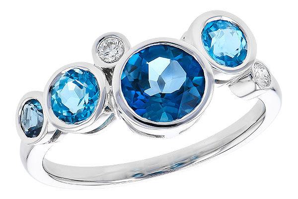 D327-88796: LDS RG 1.40 TW BLUE TOPAZ 1.45 TGW