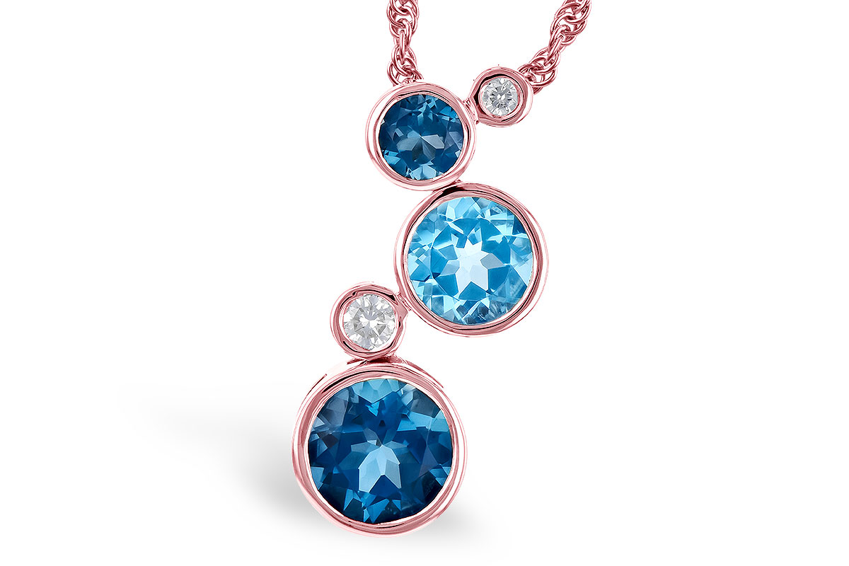 D327-88805: NECK 2.30 BLUE TOPAZ 2.40 TGW