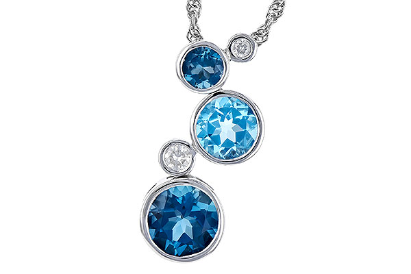 D327-88805: NECK 2.30 BLUE TOPAZ 2.40 TGW