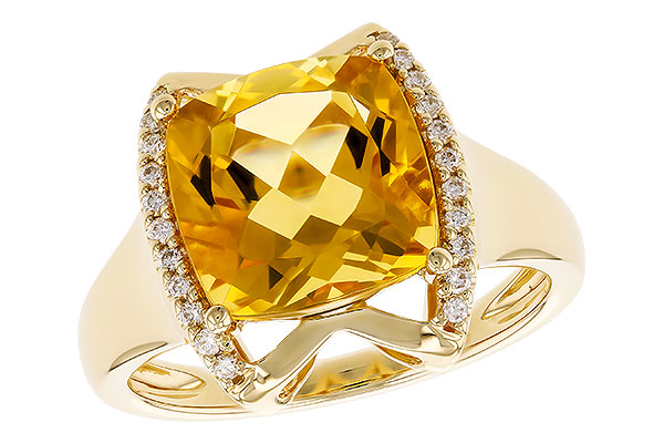 D328-77905: LDS RG 3.74 CITRINE 3.85 TGW (10MM CUSHION)