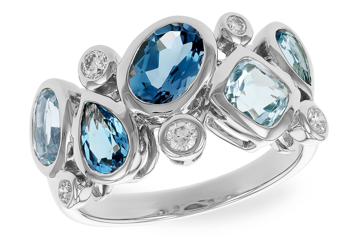 D328-78732: LDS RG 2.57 BLUE TOPAZ TW 2.75 TGW