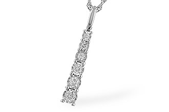 D328-81468: NECKLACE .25 TW
