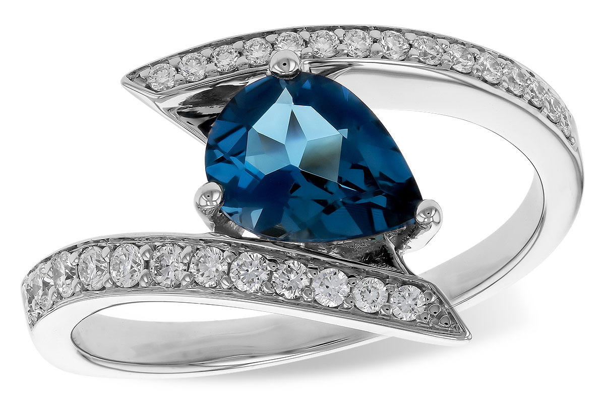 D329-65123: LDS RG 1.04 LONDON BLUE TOPAZ 1.28 TGW (8x6MM)
