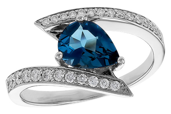 D329-65123: LDS RG 1.04 LONDON BLUE TOPAZ 1.28 TGW (8x6MM)