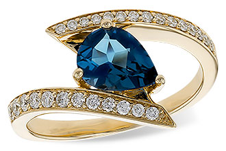 D329-65123: LDS RG 1.04 LONDON BLUE TOPAZ 1.28 TGW (8x6MM)