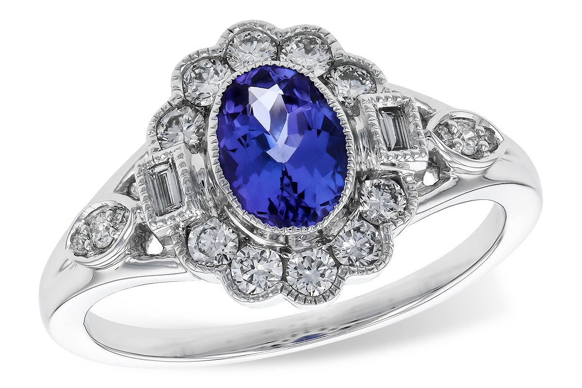D329-65150: LDS RG .80 TANZANITE 1.20 TGW (7x5MM OV)