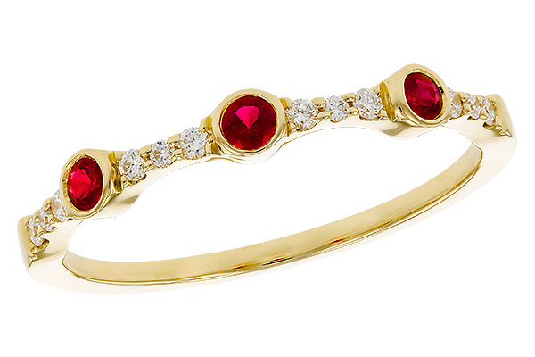 D329-66959: LDS WED RG .15 RUBY .24 TGW