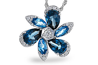 D329-67850: NECKLACE 3.03 BLUE TOPAZ 3.22 TGW