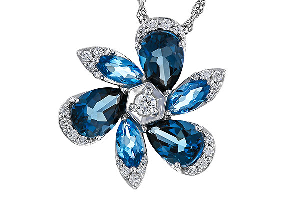D329-67850: NECKLACE 3.03 BLUE TOPAZ 3.22 TGW