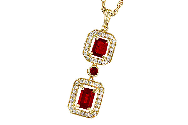 D329-67905: NECK 1.22 TW RUBY 1.43 TGW