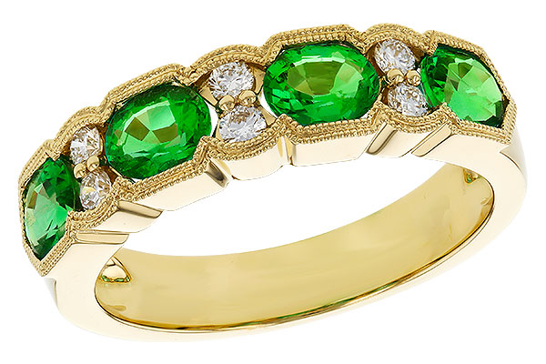 D329-71523: LDS WED RG 1.20 EMERALD 1.38 TGW (5x4MM EMER)