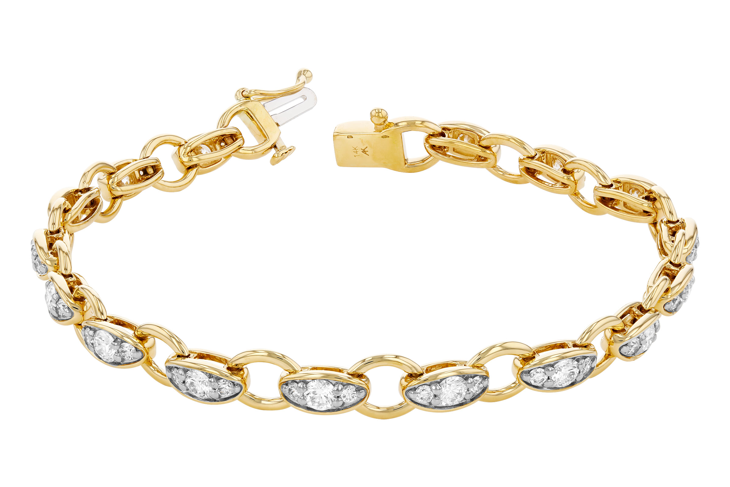 D330-56077: BRACELET 2.20 TW (7")