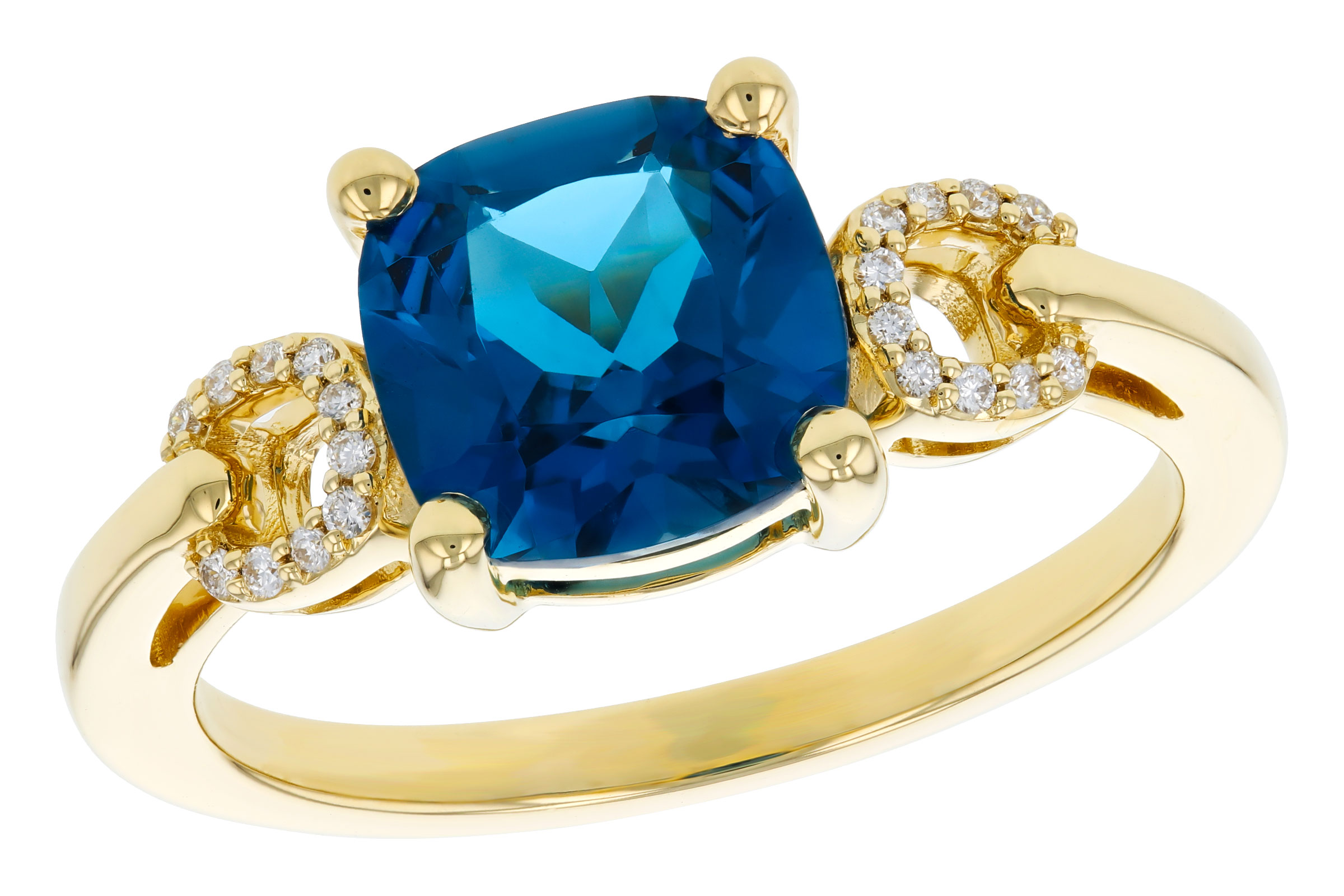 D330-56950: LDS RG 2.16 LONDON BLUE TOPAZ 2.21 TGW (8MM LBT)