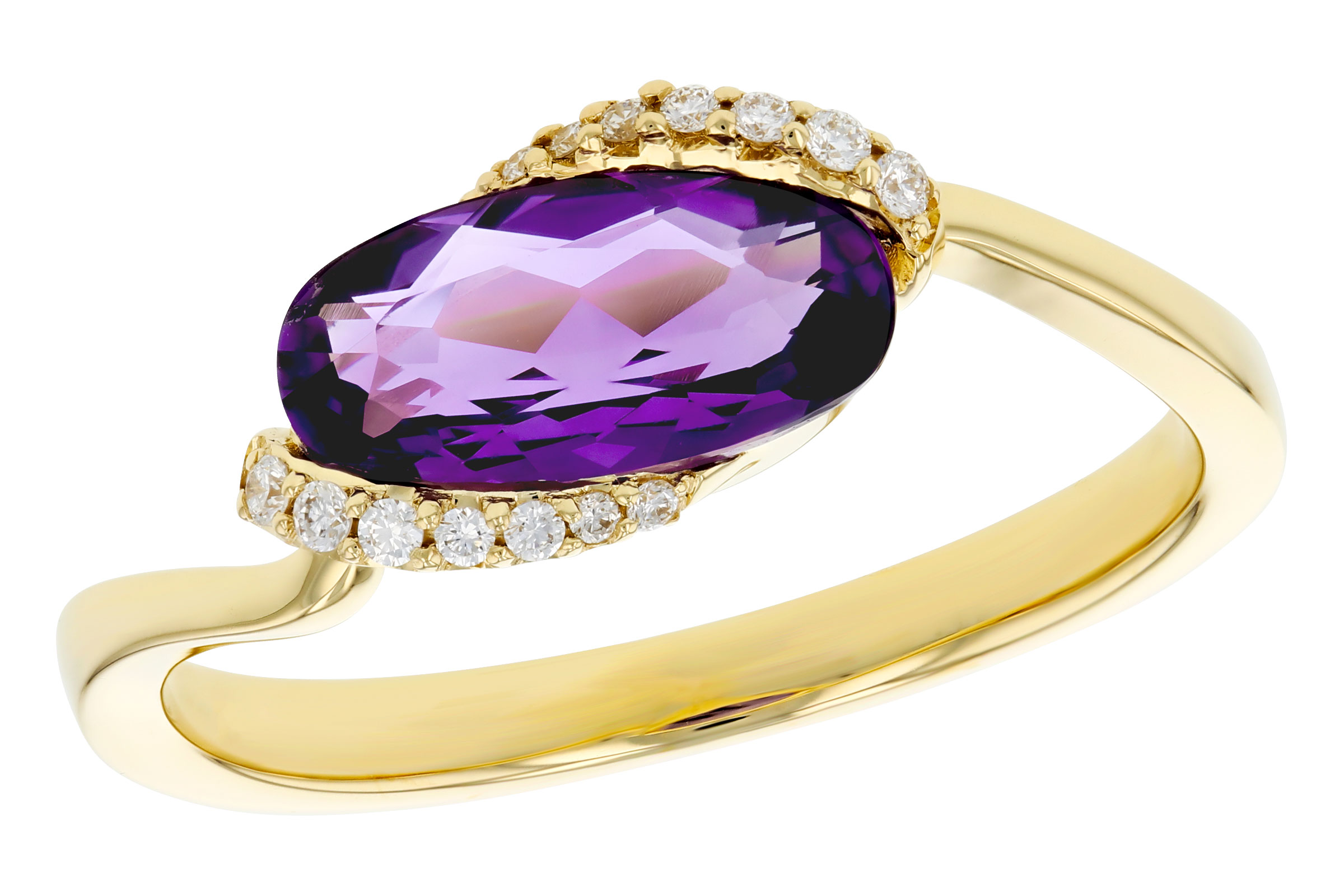 D330-56959: LDS RG 1.07 TW AMETHYST 1.13 TGW (10x5MM AMY)