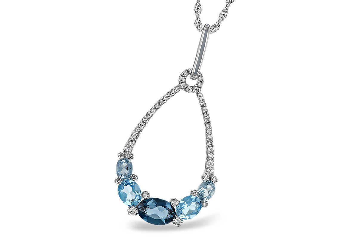 E242-40586: NECK 1.76 BLUE TOPAZ 1.96 TGW