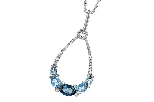 E242-40586: NECK 1.76 BLUE TOPAZ 1.96 TGW