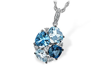 E244-19641: NECK 2.60 BLUE TOPAZ 2.70 TGW