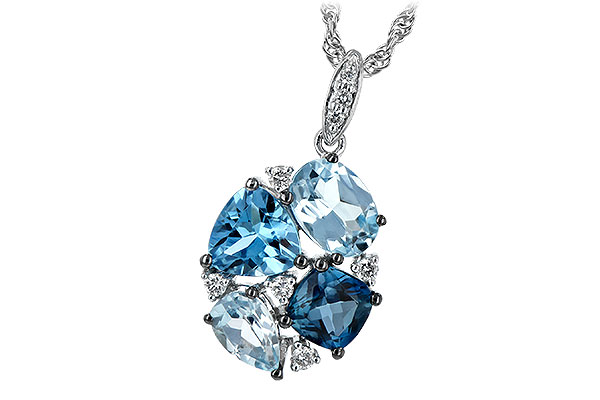 E244-19641: NECK 2.60 BLUE TOPAZ 2.70 TGW