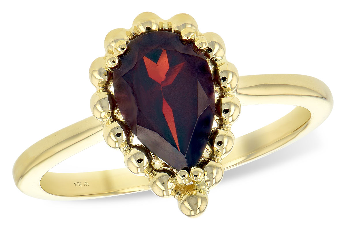 E244-22441: LDS GARNET RING 1.38 CT