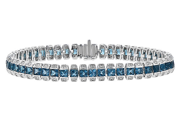 E245-09723: BRACELET 8.58 LONDON BLUE TOPAZ 9.03 TGW