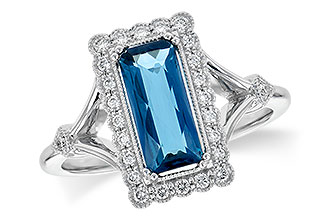 E245-15168: LDS RG 1.58 LONDON BLUE TOPAZ 1.75 TGW