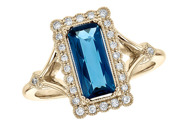 E245-15168: LDS RG 1.58 LONDON BLUE TOPAZ 1.75 TGW