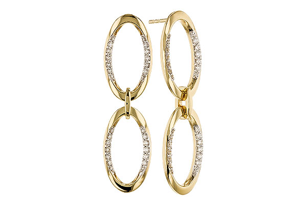 E328-77868: EARRING .37 TW